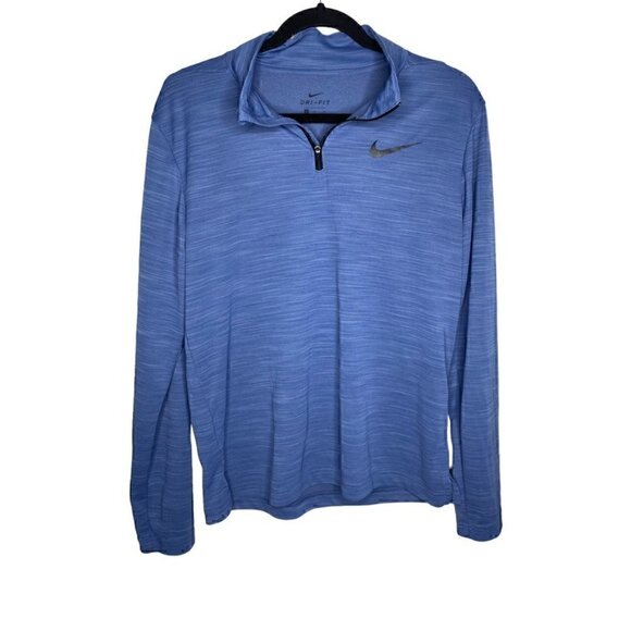 Nike Sweatshirt Size Small Men's Long Sleeve Quarter Zip Collared Pullover Top - Picture 1 of 7